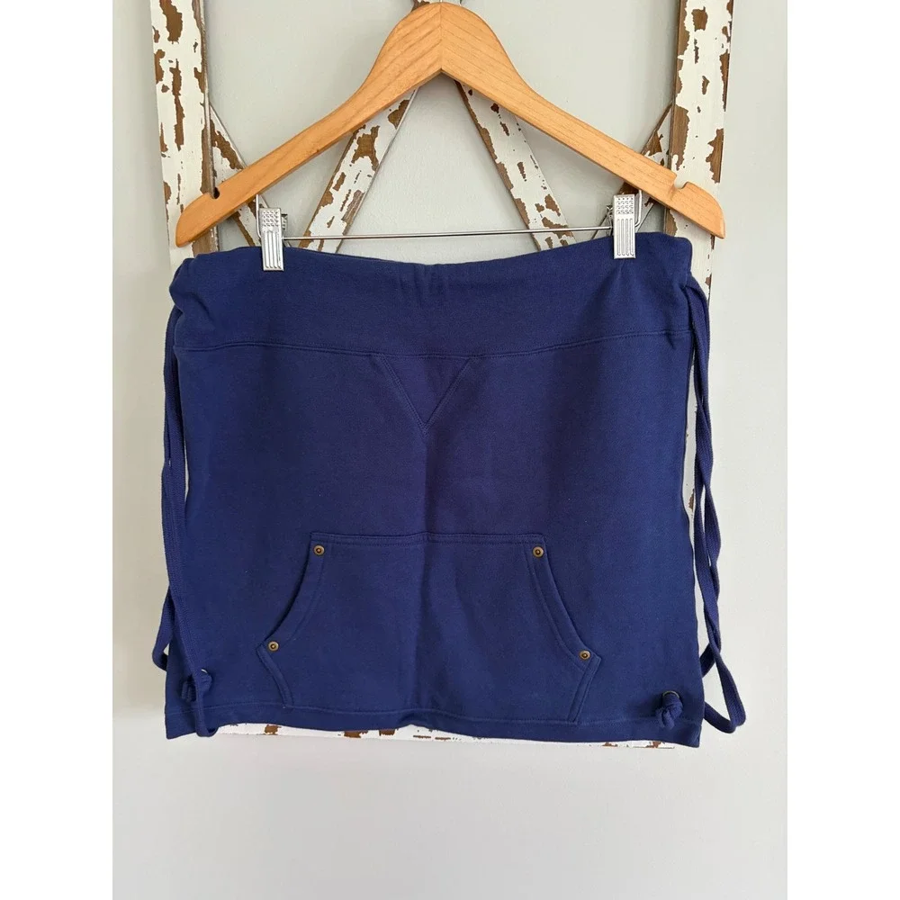 Walt Disney World Disneyland Resort Blue Mickey Mouse Drawstring Bag Backpack